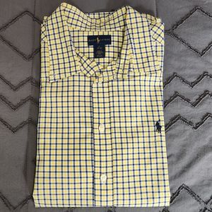 Ralph Lauren Boys plaid shirt NWOT